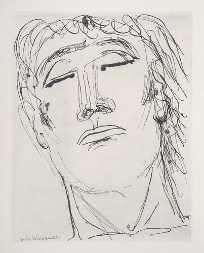 Portrait de rêveur by Henry de Waroquier, Print for Sale on Singulart