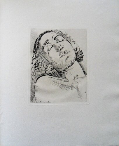 Rêveur les cheveux dans le vent by Henry de Waroquier, Print for Sale on Singulart