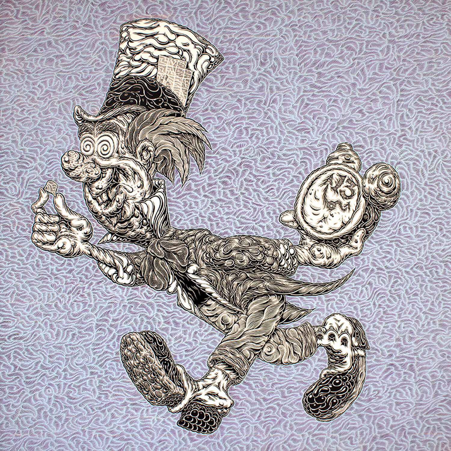 Mad Hatter Mark Dean Veca Original painting for sale