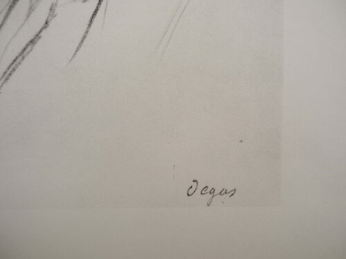 Edouard Manet de profil by Edgar Degas, Print for Sale on Singulart