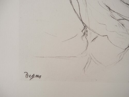 Etude de femme assise (Madame Yves Morisot) by Edgar Degas, Print for Sale on Singulart