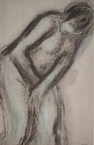 Femme s'essuyant von Edgar Degas, Druck kaufen auf Singulart