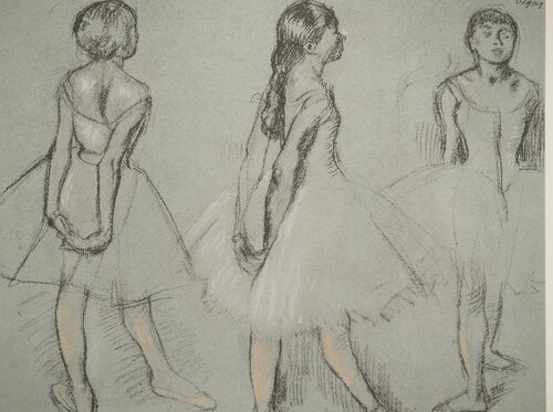 Les trois petits rats de l'opér by Edgar Degas, Print for Sale on Singulart