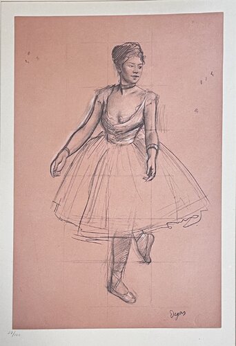 Danseuse (battlements a la seconde) 1874 by Edgar Degas, Print for Sale on Singulart