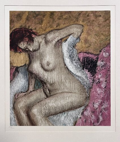 S'habiller by Edgar Degas, Print for Sale on Singulart