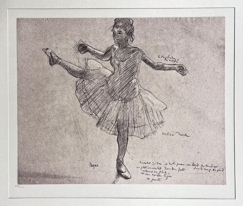 Danseuse (battlements a la seconde) 1880 by Edgar Degas, Print for Sale on Singulart
