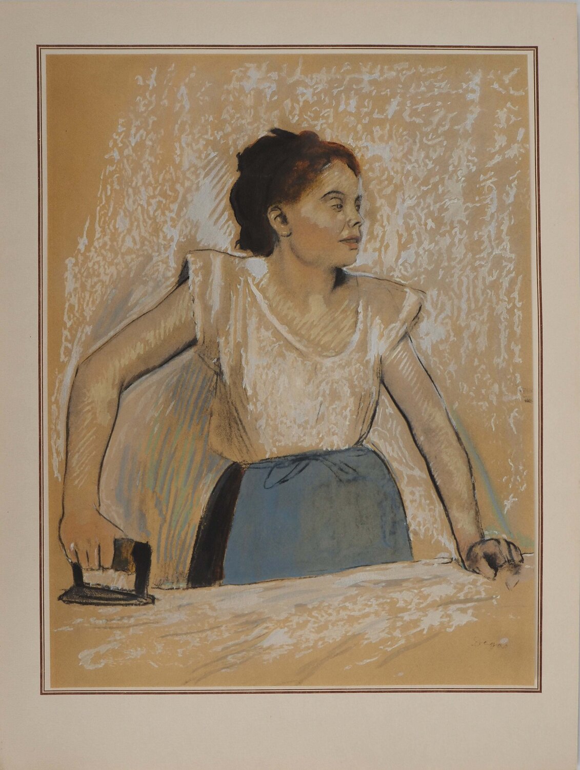 La repasseuse Edgar Degas Druck zu verkaufen