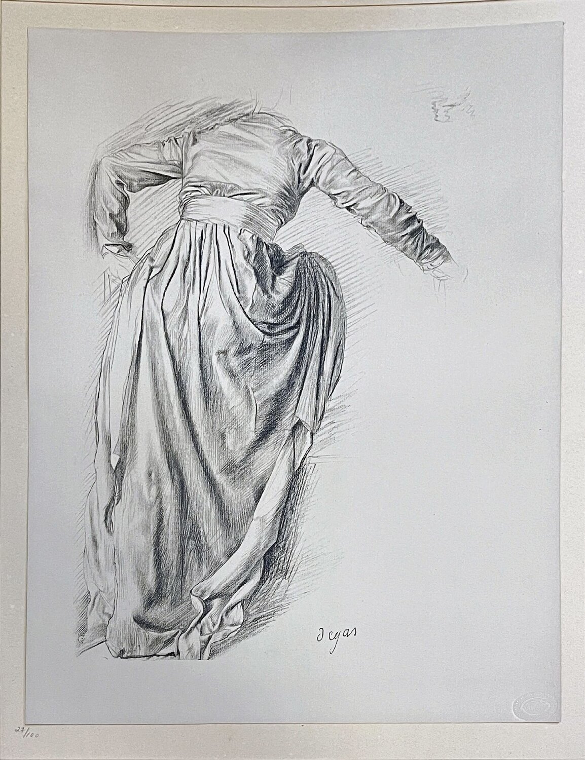 Le dos de la femme Edgar Degas Afdruk te koop