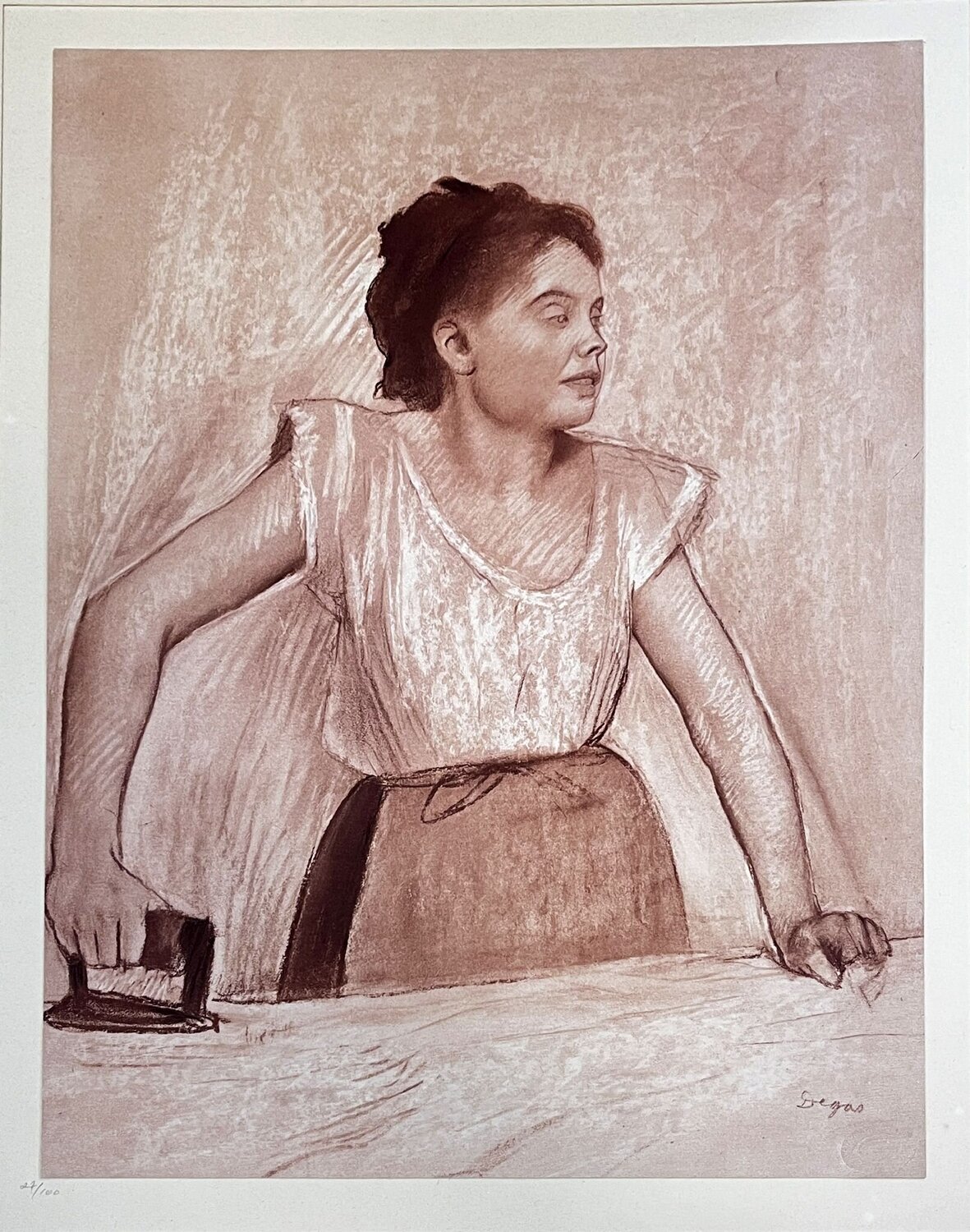 Blanchiisseuse Edgar Degas Stampa in vendita