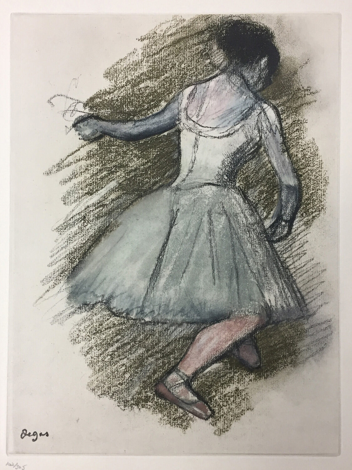 Untitled Lithograph from "Danse Dessins" 1936 Edgar Degas Stampa in vendita