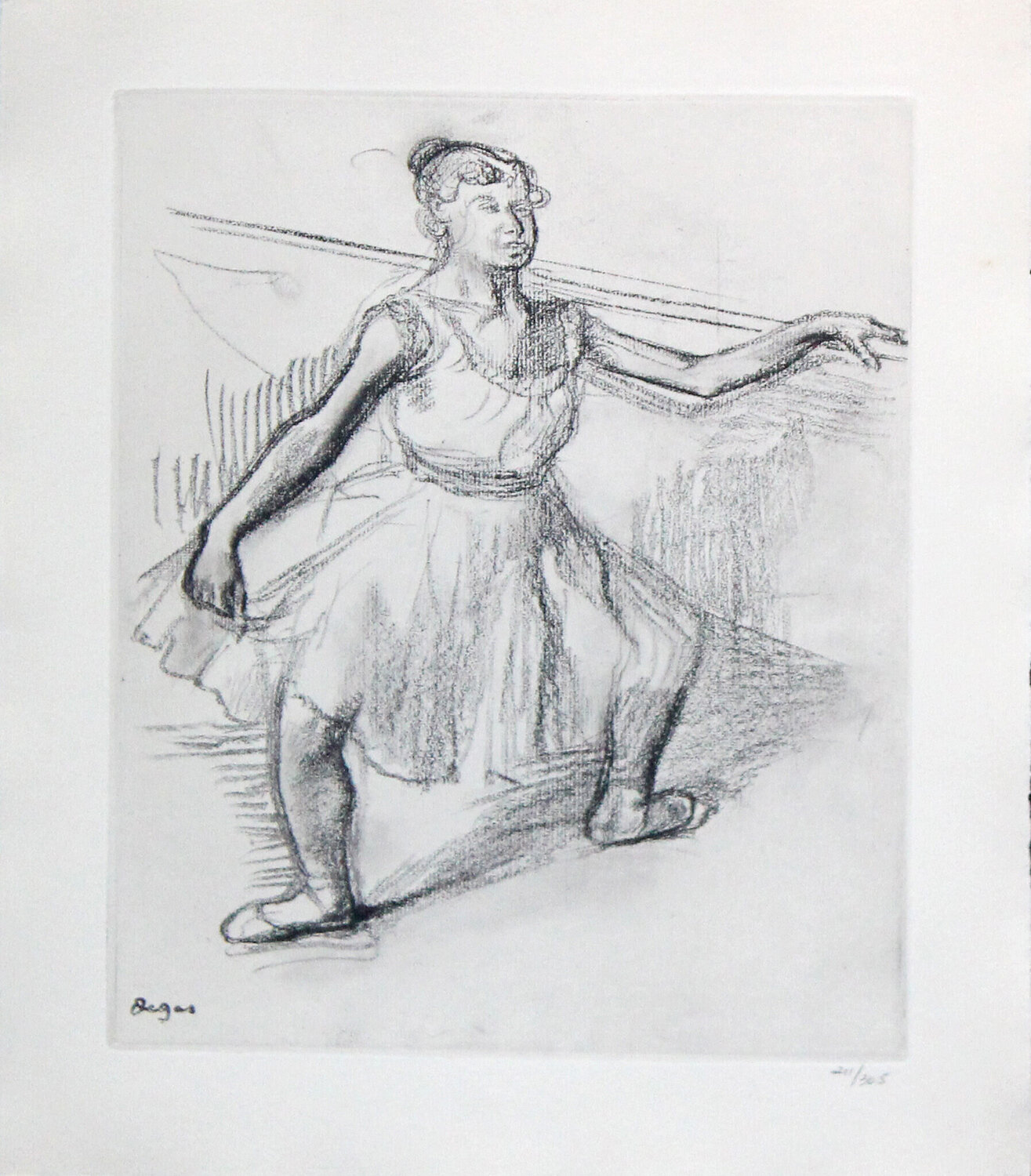 Untitled Lithograph from "Danse Dessins" 1936 Edgar Degas Druck zu verkaufen