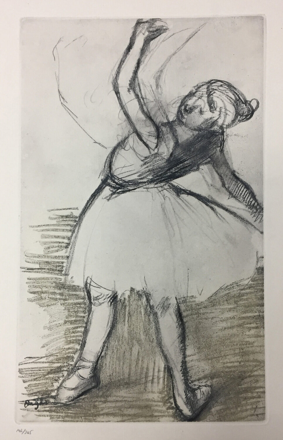 Untitled Lithograph from "Danse Dessins" 1936 Edgar Degas Stampa in vendita