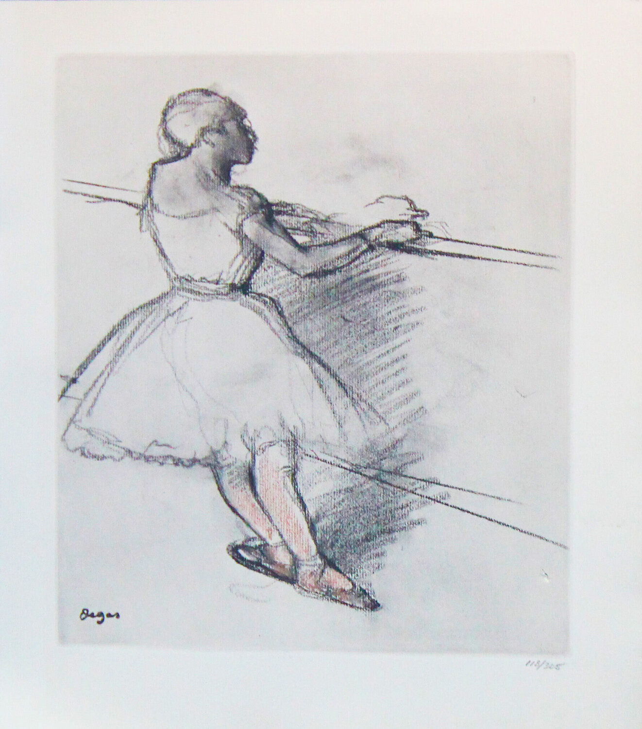 Untitled Lithograph from "Danse Dessins" 1936 Edgar Degas Stampa in vendita