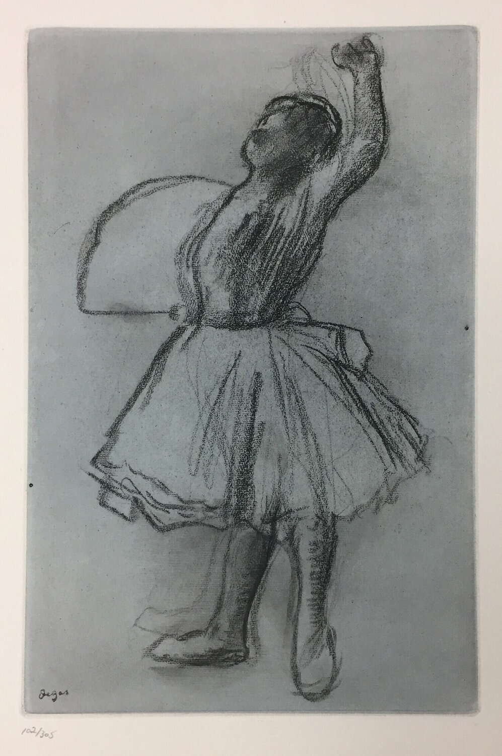 Untitled Lithograph from "Danse Dessins" 1936 Edgar Degas Stampa in vendita