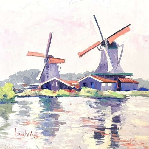 Foggy Morning di Angie Brooksby-Arcangioli, Pittura in vendita su Singulart