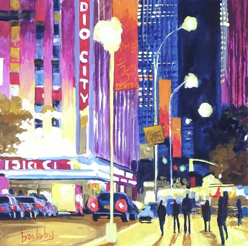 Dio City di Angie Brooksby-Arcangioli, Pittura in vendita su Singulart