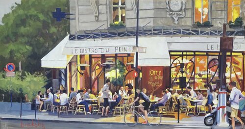 Cafe Paris: Le Bistro du Peintre Angie Brooksby-Arcangioli