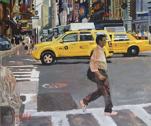 New York City oil painting : Manhattan Dream Angie Brooksby-Arcangioli