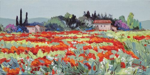 Mediterranean Poppies Angie Brooksby-Arcangioli