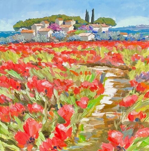 French Riviera Poppies from Giens Angie Brooksby-Arcangioli