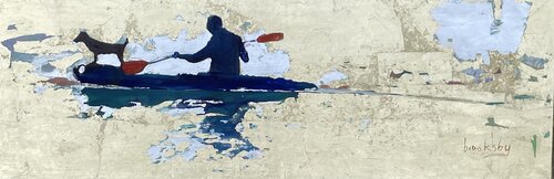 Mediterranean Gold: Man and Dog Angie Brooksby-Arcangioli