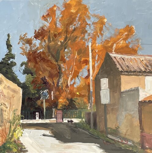 French Riviera Autumn by Angie Brooksby-Arcangioli, 油畫 for Sale on Singulart