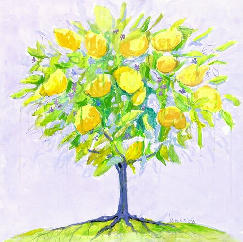 Tree of Joy by Angie Brooksby-Arcangioli, 油畫 for Sale on Singulart