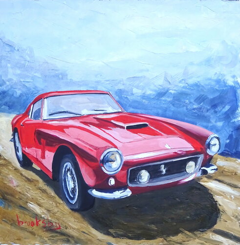 Ferrari Style di Angie Brooksby-Arcangioli, Pittura in vendita su Singulart