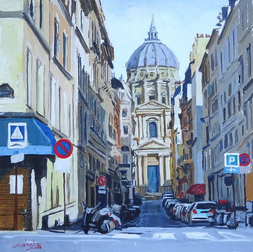 Rue Val de Grace di Angie Brooksby-Arcangioli, Pittura in vendita su Singulart