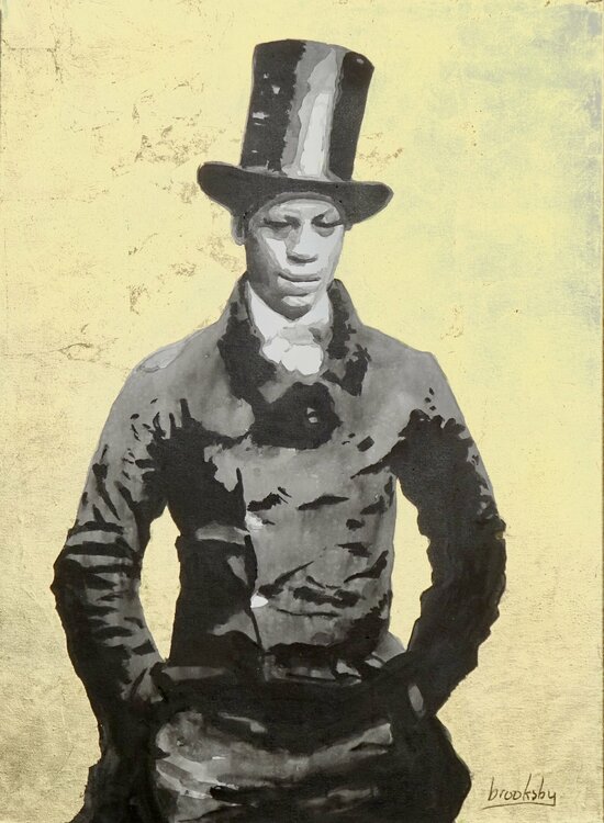 Gilded Portrait - Sugar Daddy Angie Brooksby-Arcangioli