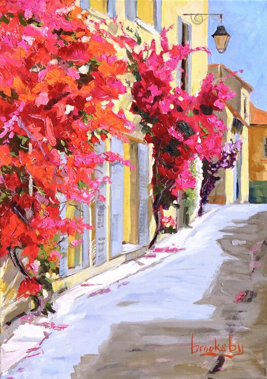 Rue Sainte Claire Bougainvillae Angie Brooksby-Arcangioli