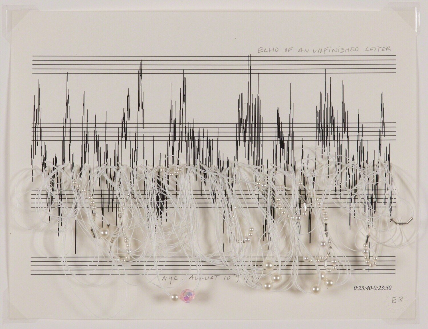 Echo of an Unfinished Letter Elena del Rivero Werk auf Papier zu verkaufen