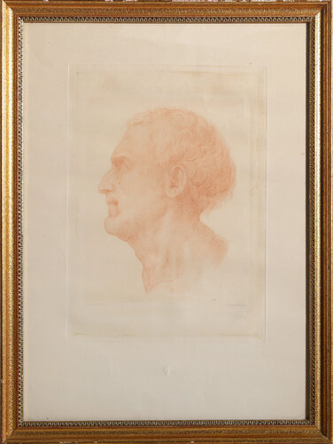 Profile of Man by Andrea del Sarto, 인쇄 for Sale on Singulart