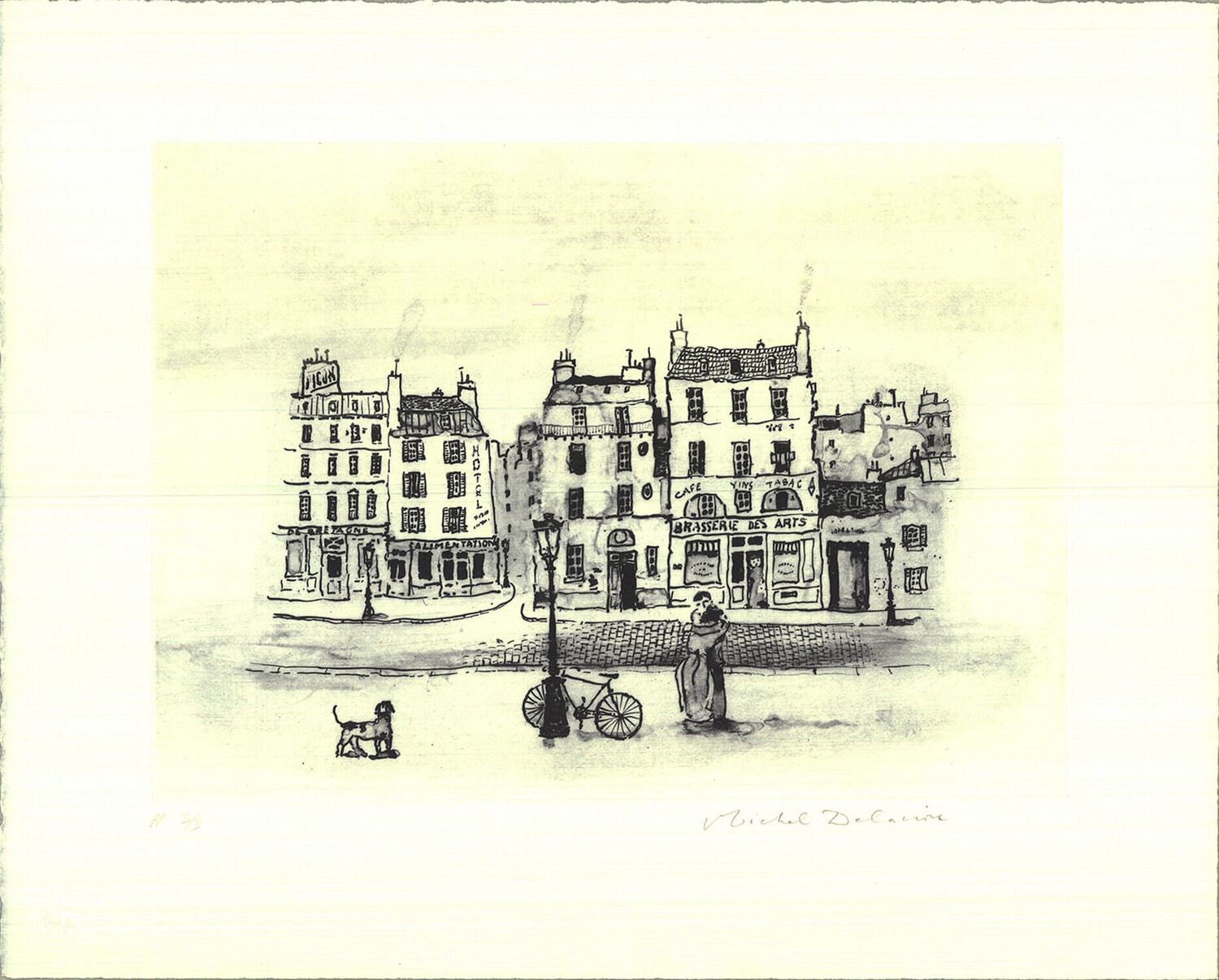 Paris IV Michel Delacroix Stampa in vendita