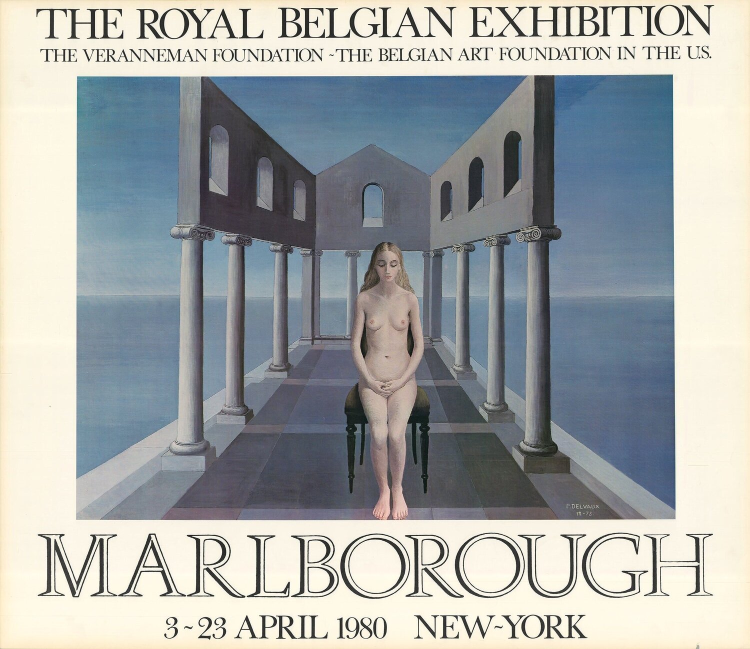 The Royal Belgian Exhibition Paul Delvaux Druck zu verkaufen