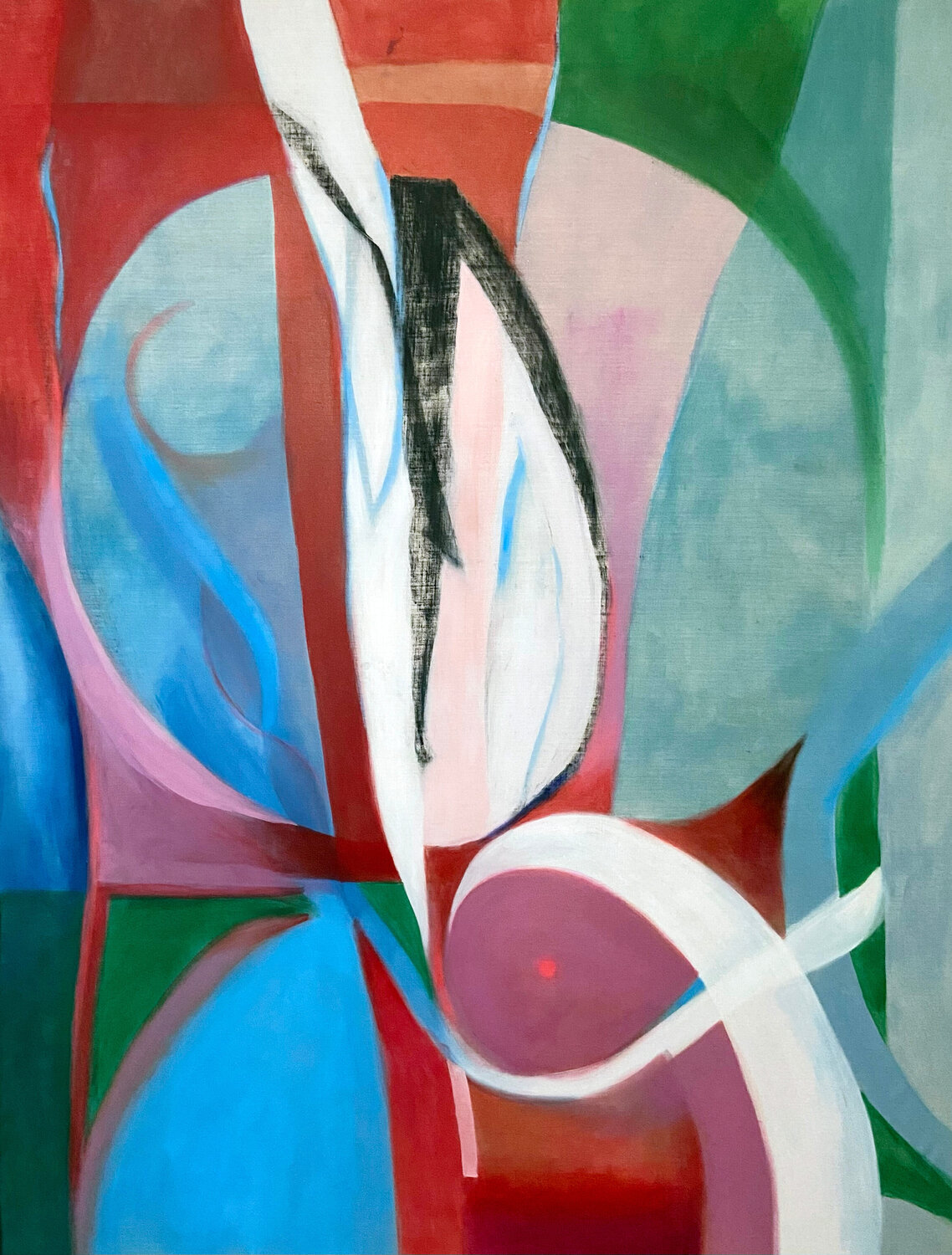 A White Light Still and Moving Caroline Denervaud Dipinto originale in vendita