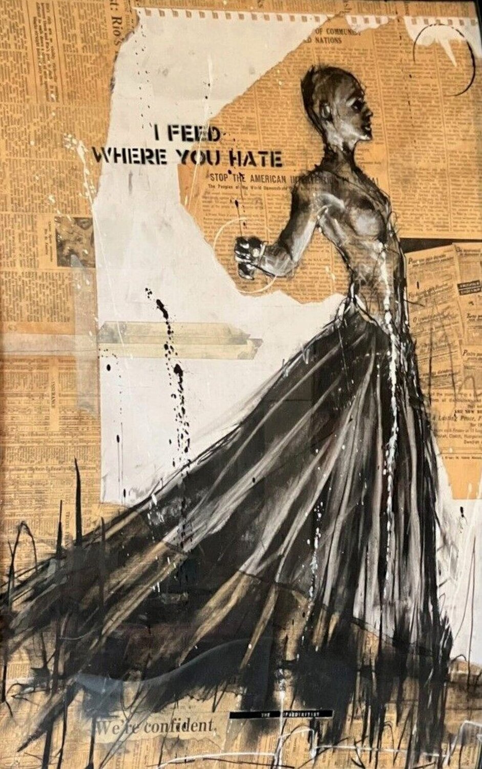 The Ipsedixitist Guy Denning Origineel schilderij te koop