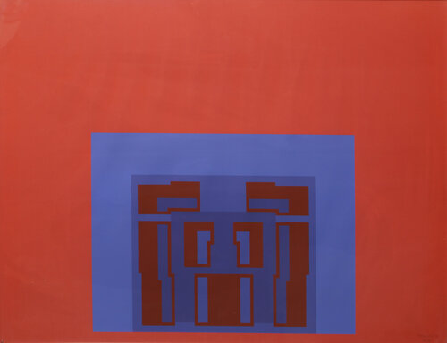 The Paramount Suite (Red) di Robyn Denny, Stampa in vendita su Singulart