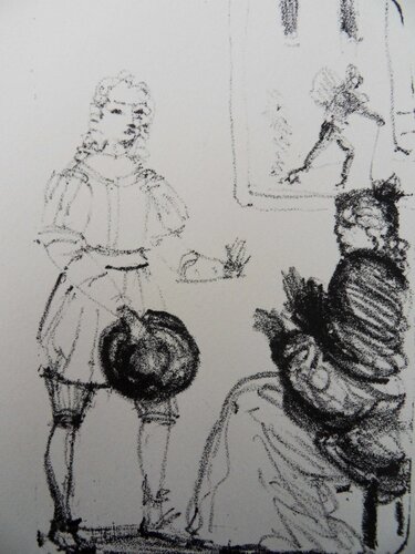 La visite de courtoisie de André Derain, Impresión a la venta en Singulart