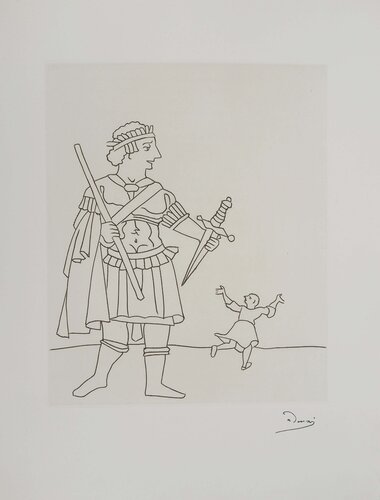 Guerrier avec un poignard van André Derain, Afdruk te koop op Singulart