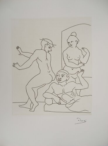 Le trio amoureux par André Derain, Édition en vente sur Singulart