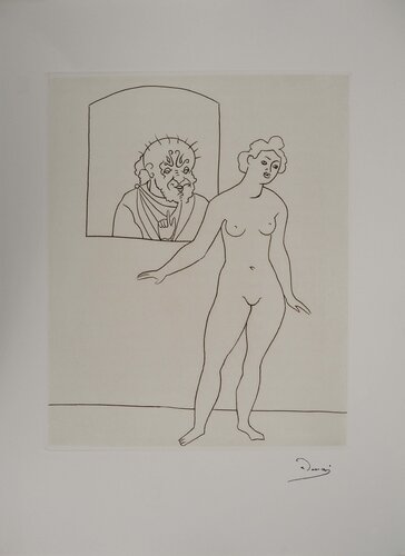 Le vieil homme et la jeune fille by André Derain, Print for Sale on Singulart