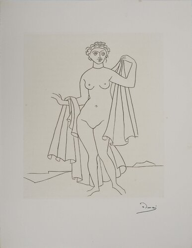 Jeune femme dévêtue by André Derain, Print for Sale on Singulart