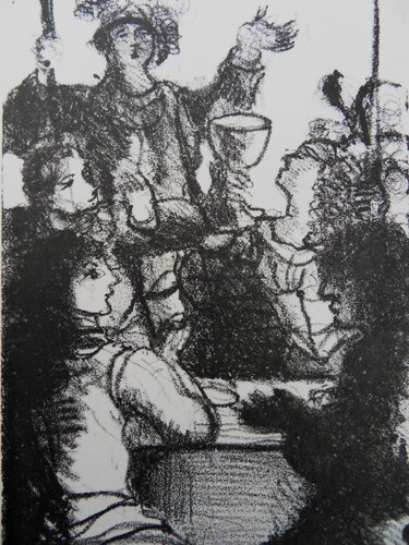Une belle soirée entre amis by André Derain, Print for Sale on Singulart