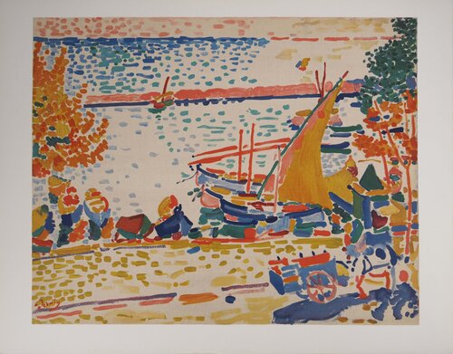 Port de Collioure fauve by André Derain, Print for Sale on Singulart