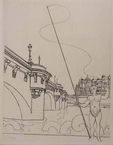 La gloire de Paris : La sirène du Pont Neuf by André Derain, Print for Sale on Singulart