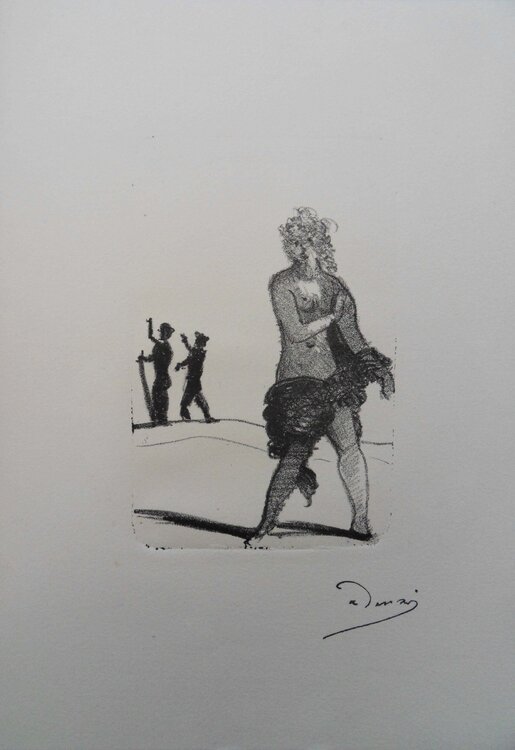 Nu surpris par des visiteurs André Derain