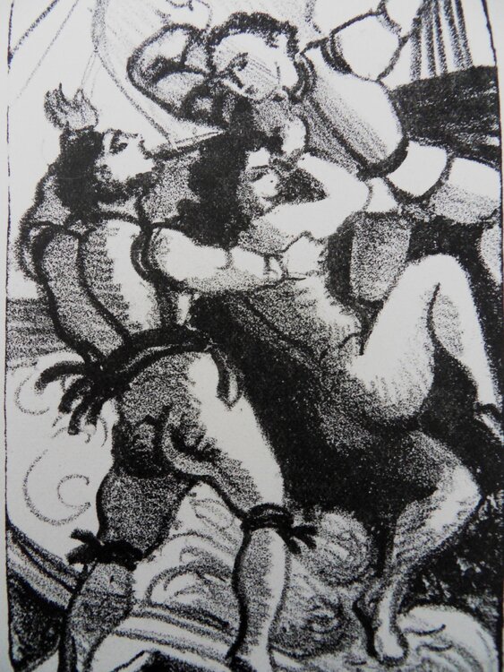 Les amants contrariés dans leur fuite André Derain
