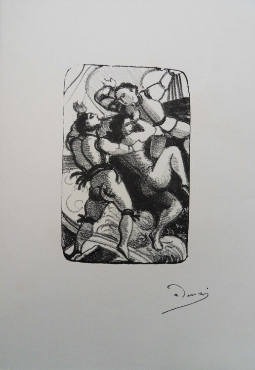 Les amants contrariés dans leur fuite André Derain
