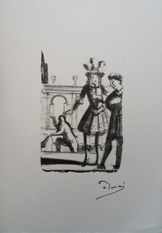 Elégants à Versailles André Derain